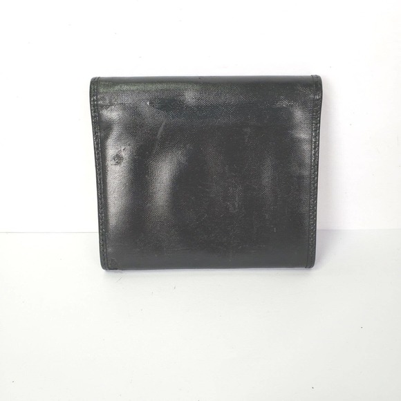 Hunting World Vintage Designer Black Wallet Credit Card Holder 3in1 Small Purse - Picture 2 of 9
